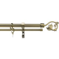 Карниз для штор Sundays Home Лайт Ветка 25мм+16мм двухрядный (антик, 2.4м)