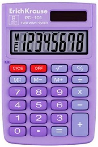 

Калькулятор Erich Krause PC-101 62006 (фиолетовый)
