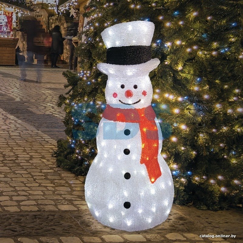 3D-фигура Neon-Night «Снеговик в шляпе» 513-282