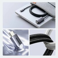 Кабель Ugreen CM675 HDMI - USB Type-C 55330 (2 м, черный)