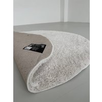 Ковер для жилой комнаты LAXMI Fluffy 01 круг (2x2, White)