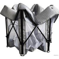 Игровой манеж ForKiddy Quadro plus 2 в 1 (черный)