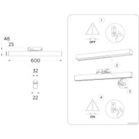 Трековый светильник Ambrella light GL6775 BK (черный)