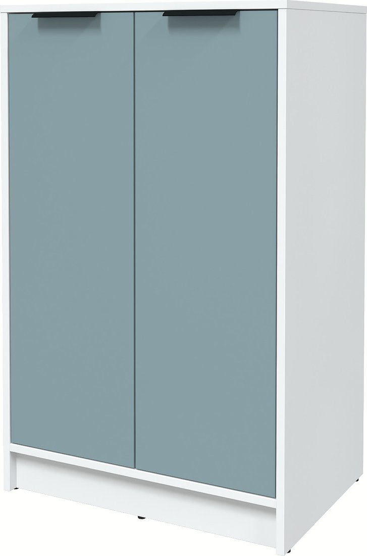 

Тумба Интерлиния Концепт КТ-Т64 Глосс (белый платинум/океан)