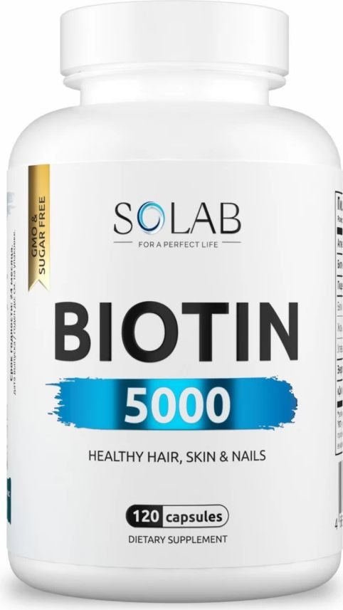 

БАД Solab Биотин 5000 мкг (120 капсул)