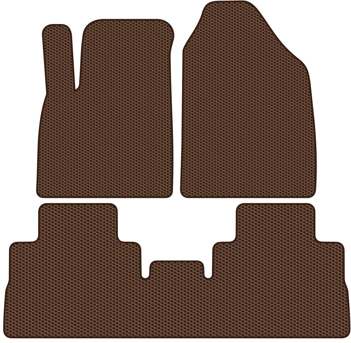 

Комплект ковриков для авто Alicosta Jetour Dashing I (suv / suv) 2022 - Н.В. (коричневый, сота)