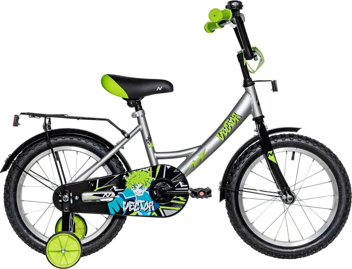Детский велосипед Novatrack Vector 18 2025 183VECTOR.SL5 (серебристый)