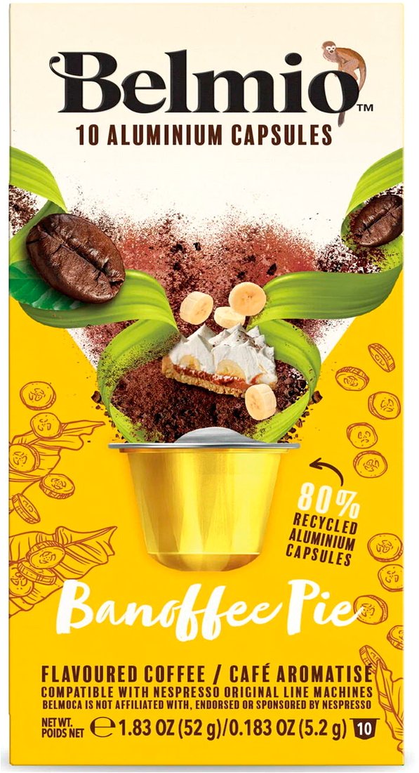 

Кофе в капсулах Belmio Banoffee Pie 10 шт