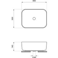 Умывальник Wellsee Preen 329702000