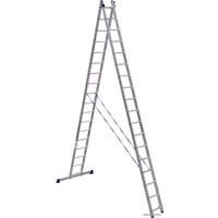 Лестница-стремянка Алюмет двухсекционная универсальная 6218 2x18
