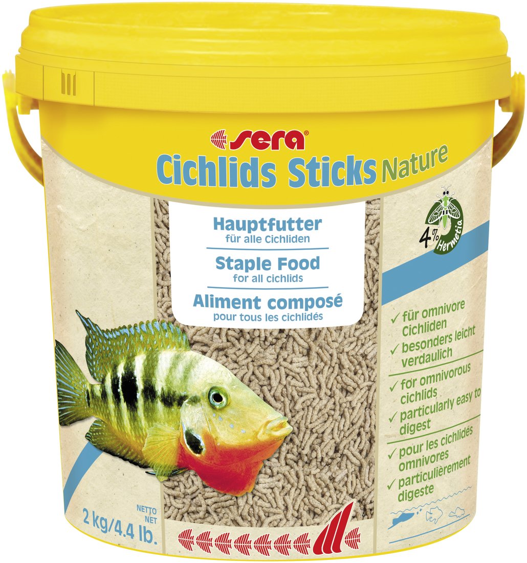 

Сухой корм Sera Cichlids Sticks Nature 2 кг