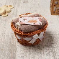 Набор полотенец Этель Stay Beautiful 7575191 (4 шт, коричневый)