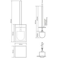 Ершик для унитаза Bemeta Vista 120113316-104