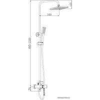 Душевая система  Boch Mann Chika BM8601