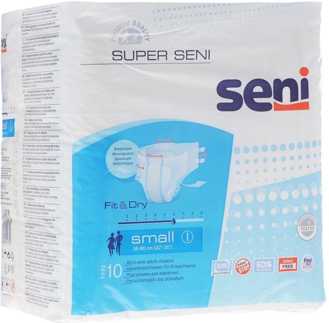 

Подгузники для взрослых Seni Super small 1 (10 шт)