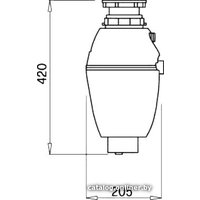 Измельчитель пищевых отходов Elleci Model 750 TOP