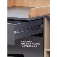 Детский комод Rant Lago Pro 800/4 (moon grey)