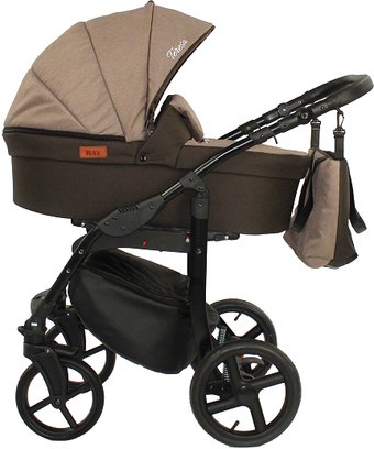 Универсальная коляска Ray Teresa Lux (2 в 1, 7/темно-бежевый/коричневый)