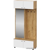 Стенка SV-Мебель Милан исп.2 00-00108161 (дуб золотой/белый матовый)