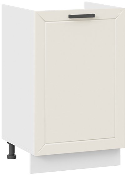 

Шкаф напольный Трия Лорас 1Н5М (белый/холст брюле)