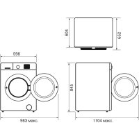 Сушильная машина Krona Rhene Max White 8K DM
