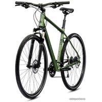 Велосипед Merida Crossway 300 L 2021 (матовый зеленый/темно-зеленый)