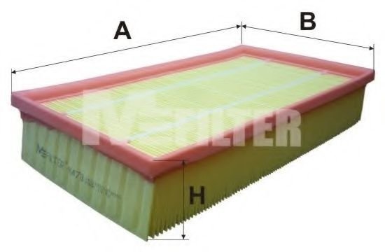 

Воздушный фильтр Mfilter K478