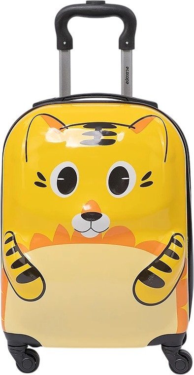 Чемодан-спиннер Ecotope Тигр 324-L-1-16-YLW (желтый)