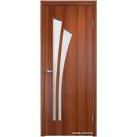 Межкомнатная дверь Тип-С С7 ДО(Ю) 60x200 (итальянский орех) в Солигорске