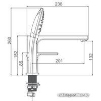 Смеситель Gappo G1117-6