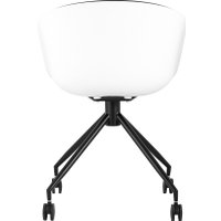 Офисное кресло Stool Group Libra SL-7040ZB (пластик белый/экокожа черный)