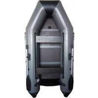 Моторная лодка Vivax Т280 с полом-книгой (с килем, серый/черный)