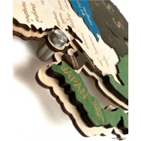 Подложка для пазла Woodary Для карты мира XXL 3241