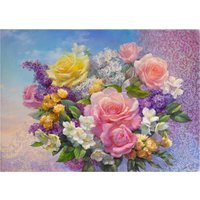 Картина по номерам Остров Сокровищ Букет 663288