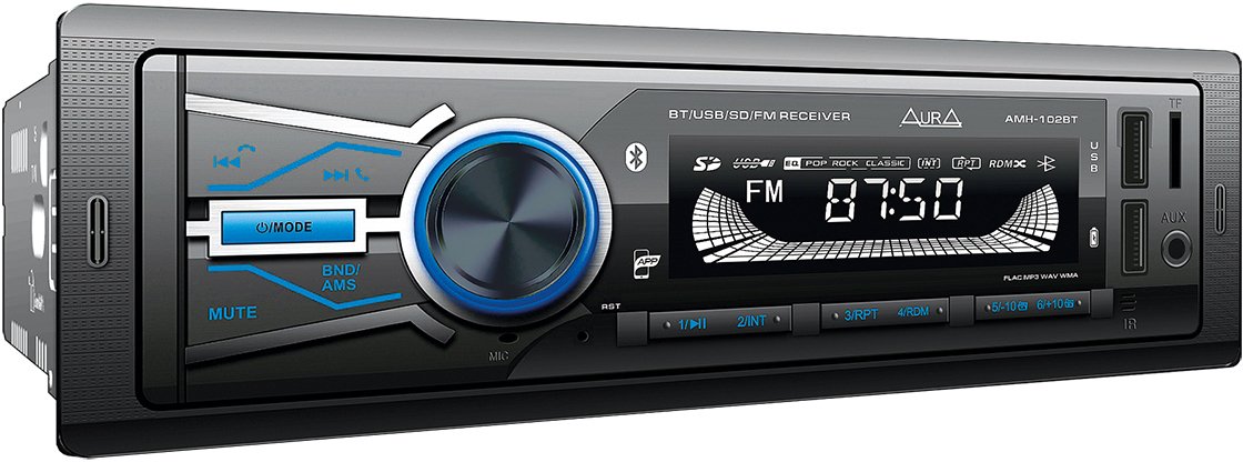 

USB-магнитола Aura AMH-102BT
