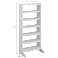 Полка для обуви Диприз Twist №2 14 мест Д.3117.2 (белый воск)