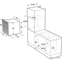 Электрический духовой шкаф Gorenje BO635E20X