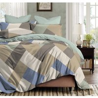 Евро комплект постельного белья Реноме Евро Темно-синяя кол. New. Простыня на резинке 180x200 St-2554 (сатин)