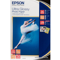 Фотобумага Epson Ultra Glossy Photo Paper 10x15 50 листов (C13S041943)