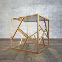 Журнальный столик RasGar Империал РСГР.001.000-0302 (золото/графит)