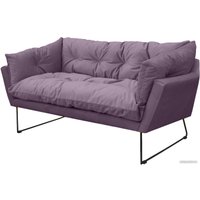 Диван Brioli Анико двухместный (V6/лиловый)