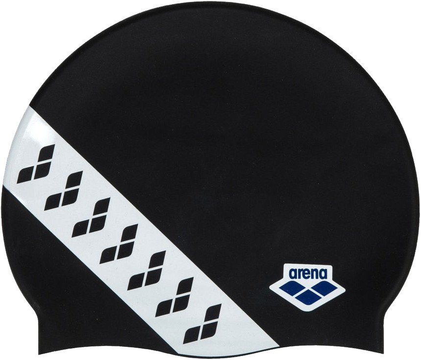 

Шапочка для плавания ARENA Team Stripe Cap 001463 111 (черный/белый)