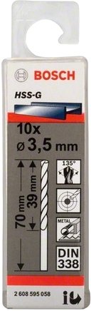 

Набор сверл Bosch 2608595058 (10 предметов)