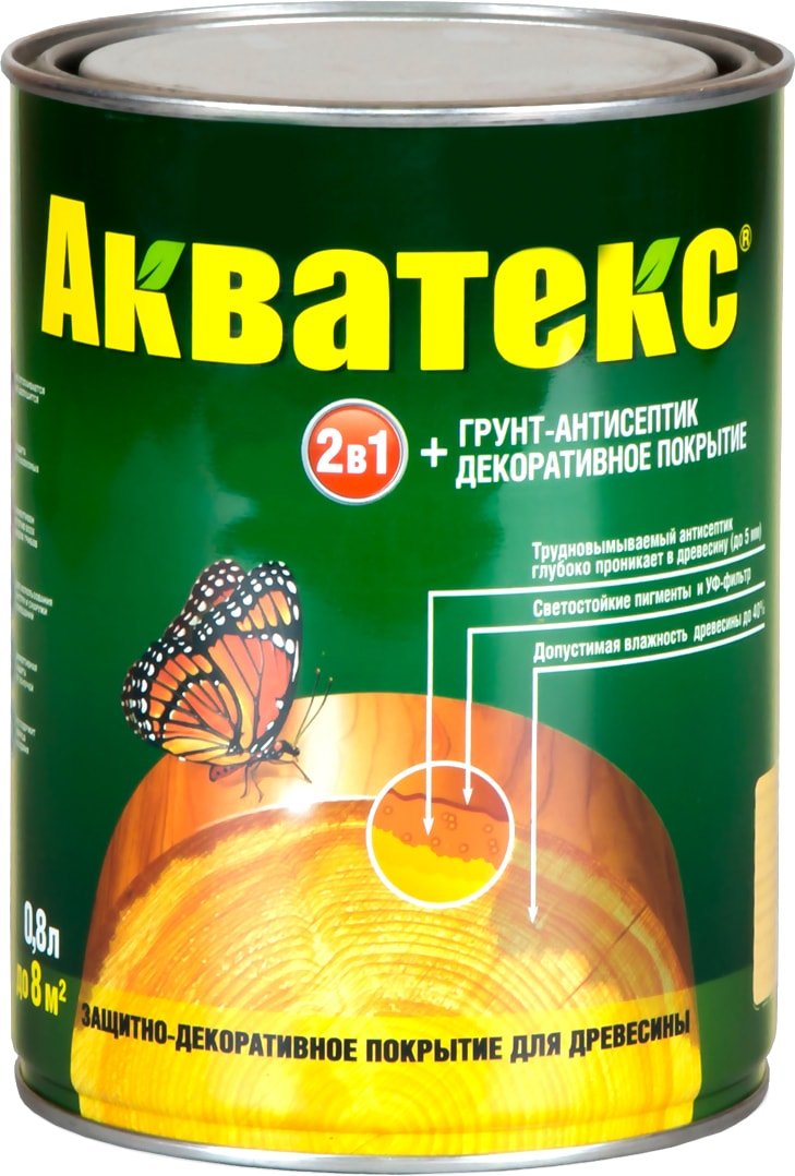 

Пропитка Акватекс Пропитка на алкидной основе (ваниль, 0.8 л)