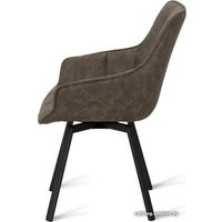 Стул с подлокотниками Aero B815-m COW TOB BK (табак)