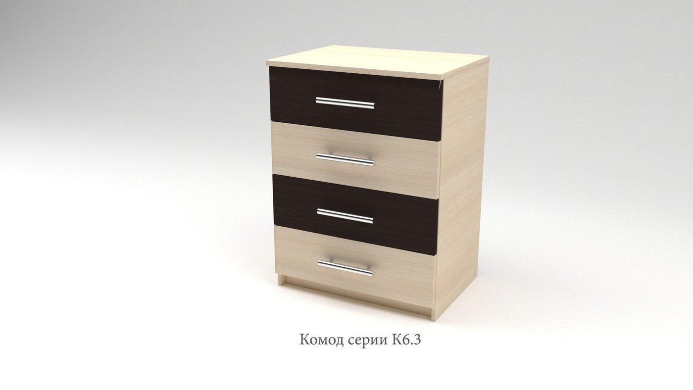 

Комод Миркомодоф К — 6.3 (дуб молочный/венге луизиана)