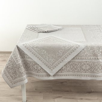 Скатерть Pole Kvetak (Беларускі лён) 153x153 24С9-ШР/уп.кор. (133 Венеция 164/сорт 1)