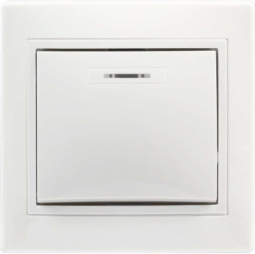 Выключатель SmartBuy Венера SBE-01w-10-SW1-1-c