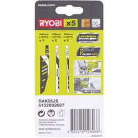 Набор пильных полотен Ryobi RAK05JSBFC (5132002697)