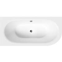 Ванна Lauter Bliss 150 L 21201051L (с каркасом и сифоном 21Y11021 матовый черный)